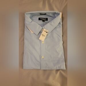 Express men's performance button down NWT